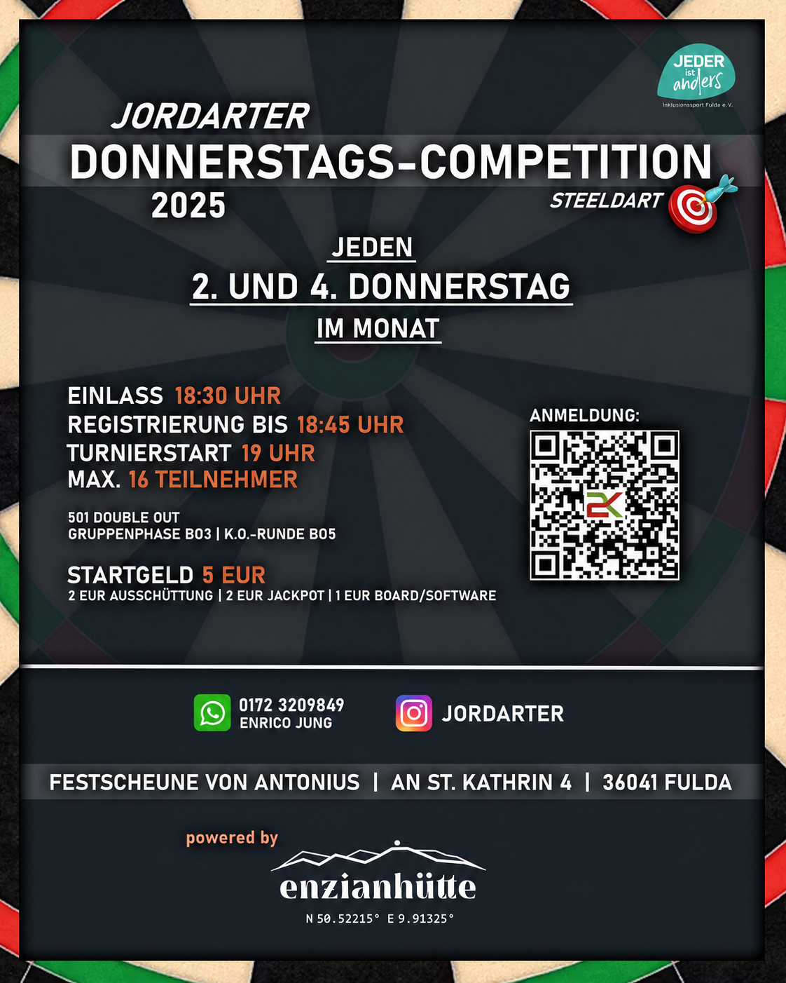 Flyer zur Jordarter Competition